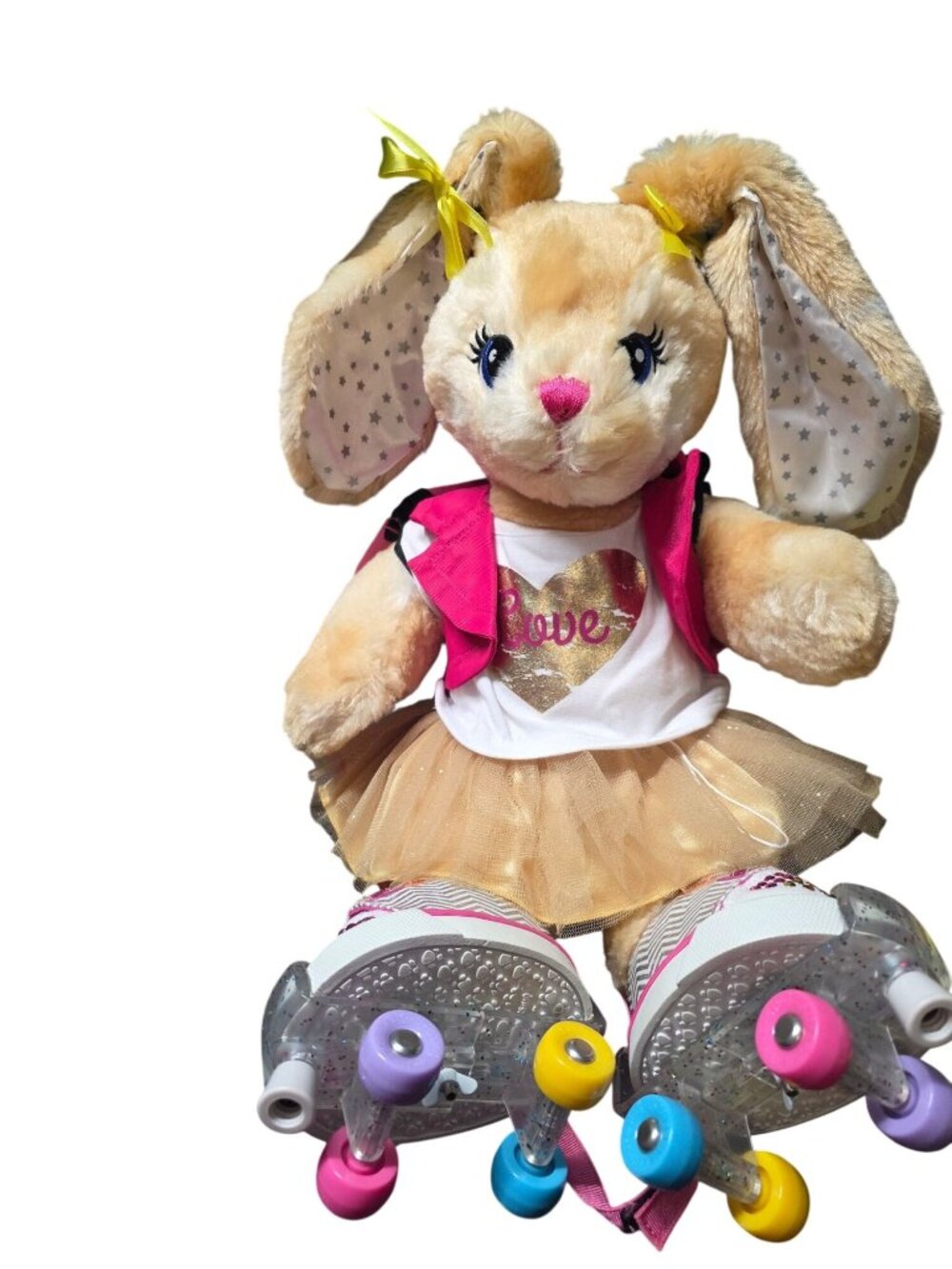 Build-A-Bear Workshop BAB Plush Rabbit With Accessories